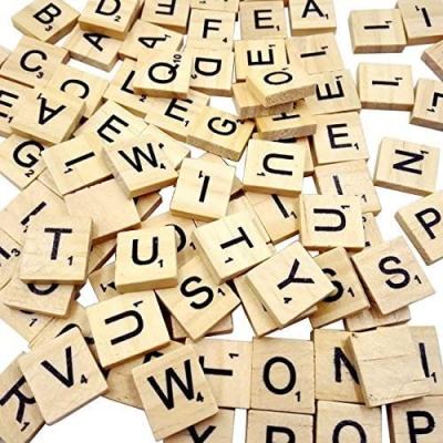 China Europe Diy Wooden Letters For Crafts Unfinished Wooden Alphabet For Letter Board / Wall Decor for sale