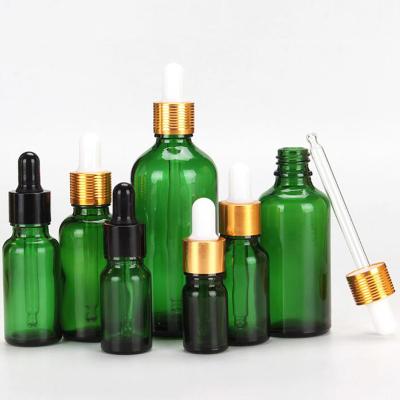 China Cosmetic Premium Quality Essential Oil Dropper Glass Bottle for sale