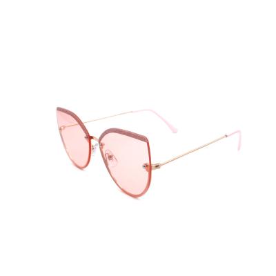 China New Luxury Classic Vogue Kids Style Cateye Shaped Retro Kids Outdoor Cheap Discount Big Frames Fashion Glasses Wholesale for sale