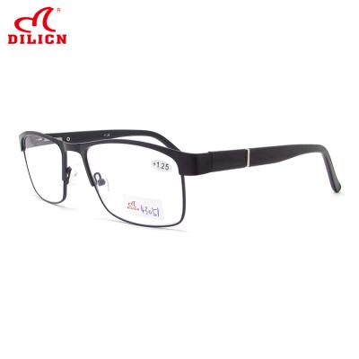 China PD62 Ochki Gafas De Lectura High End Stainless Steel Men Glasses Optical Frame Business Reading Glasses/Reading Glasses for sale