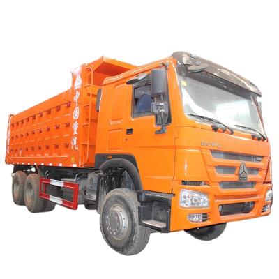 China Hot Sale 10 Wheels 6X4 375HP SINOTRUK HOWO Used Dump Truck to africa for sale