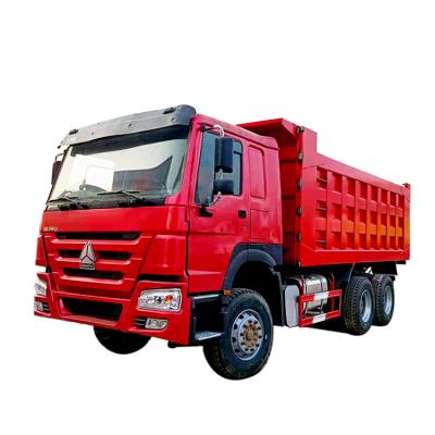 China Rhd Wheel Dump Truck 6x4 375hp Sinotruk Howo Brand second hand Truck To Africa à venda