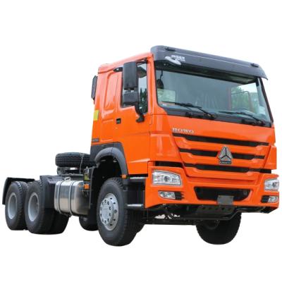 Chine Safety 40ton tractor truck used euro3 375hp Howo tractor truck price à vendre