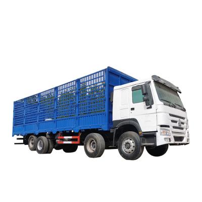 Κίνα 12 Wheeler Used Howo Stake Cargo Truck Sinotruk 8x4 Medium-Sized Fence Lorry προς πώληση