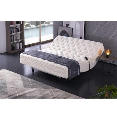 China Queen Electric Home Bedroom Furniture Premium Adjusting Massage Bed Electric Mattress for sale