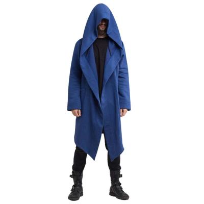 China European men's spring and autumn Anti-wrinkle new American and American long overcoat hooded coat for sale