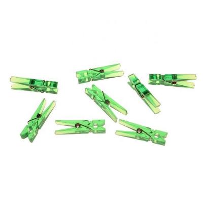 China Professional durable anti-rust manufacturing fashion plastic pegs drying colorful straight clothes clip for sale