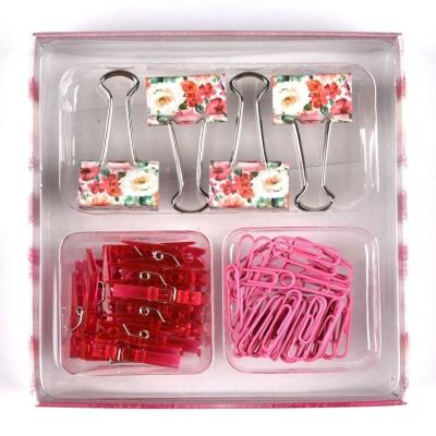 China High Quality Mutifunctional School Stationery Gift Set Many Kind Of Paper Clips For Kids for sale