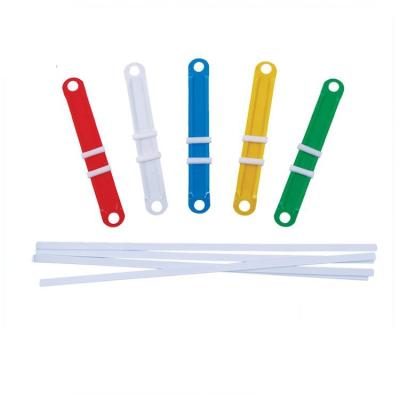 China To Make Paper Together Stable Reasonable And Acceptable Price Plastic Colorful File Folder Round Paper Clip Fastener for sale