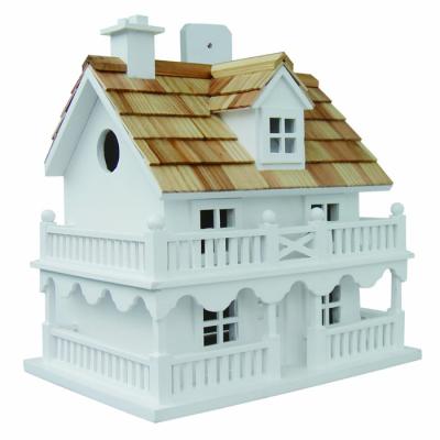 China Handmade Novelty Resin Bird House Aviary Home Bazaar Handmade Cottage Bird House - Bird Friendly Home Decor for sale