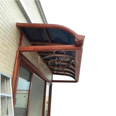 China Sunshading Window Tent Walkway Dome Rain Roof Deck Design Patio Canopy Tent Polycarbonate Cover for sale