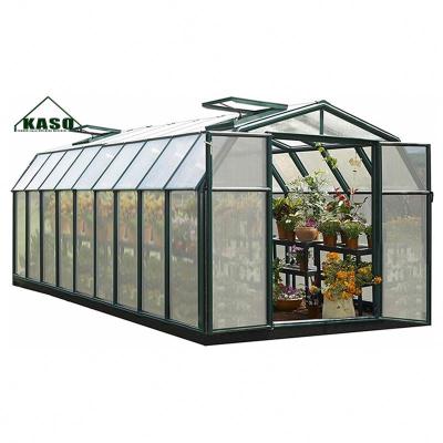 China Easily Assembled Garden Polycarbonate Mini High Quality Green House Small Plastic Aluminum Heavy Duty Greenhouses for sale