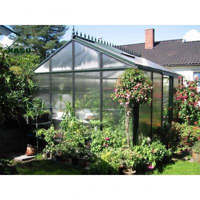 China Agricultural Glass Garden Greenhouse Commercial Film Green House Easily Assembled Agricultura Complete Farmes for sale