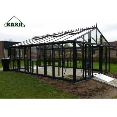 China Easily Assembled Luxury Prefab Aluminum Glass Garden Gazebo Outdoor 3X3 Hot Tub Manufacturers for sale