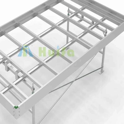 China Cheap Fruits Vegetable Flowers Ebb And Flood Trays Rolling Bench For Greenhouse Hydroponic Growing System for sale