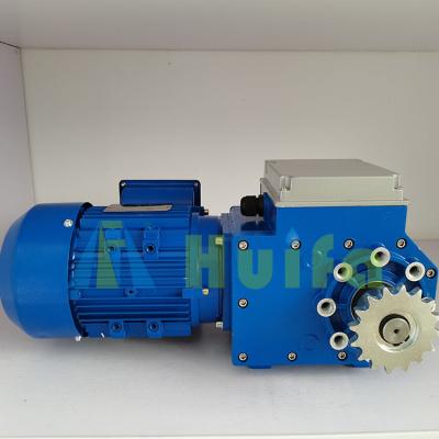 China Stable structure easily assembled gear motor for shading curtain used in greenhouse for sale