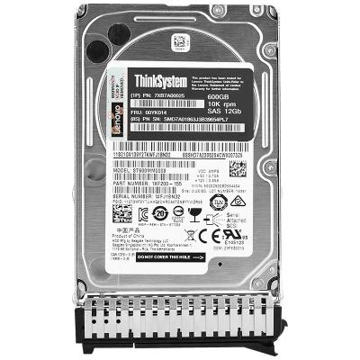 China Hdd Lenovo 600GB 10000rpm 2.5inch 12GB SAS HDD For ThinkSystem Server 00YK014 7XB7A00025 for sale