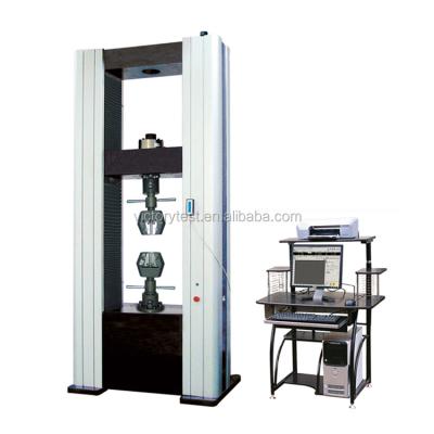 China 500kN 600kN Electromechanical Universal Metal Testing Machine with Hydraulic Clamp Tension Handle for sale