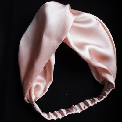 China Colorful and high quality luxury hot sales wrapped 100% pure mulberry silk headband for sale