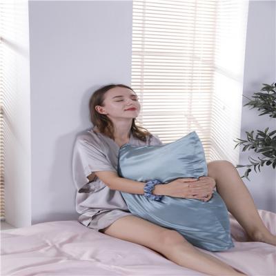 China Anti Static Best Selling 19mm Queen Size Super Soft Mulberry 100% Silk Pillow Case for sale