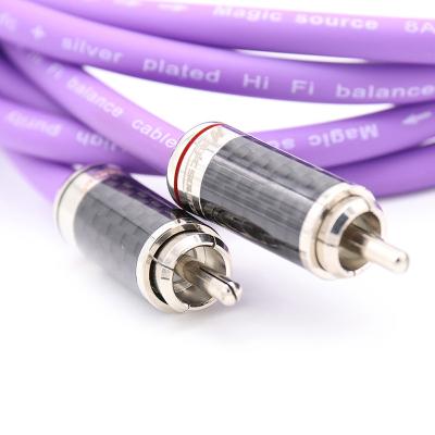 China Car Audiophiles RCA Cable 2RCA Male To Male Hi-Fi System 2RCA Interconnect Cable for sale