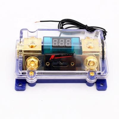 China Automobile Car LED Display Digital In-Line Fuse ANL Stereo Audio Support 100 Amp 0 2 Voltage Measurement 4 A.W.G. for sale