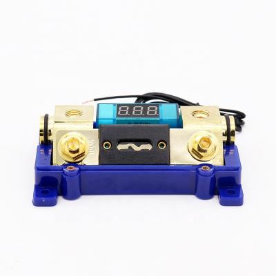 China Automobile Car LED Display Digital In-Line Fuse ANL Stereo Audio Support 100 Amp 0 2 Voltage Measurement 4 A.W.G. for sale