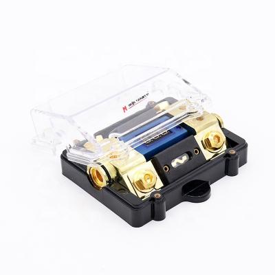 China Built-in A.W.G. fuse holder Auto 0/2/4 Gauge ANL With 100Amp Fuse Block Holder 2 Way With LED Display for sale