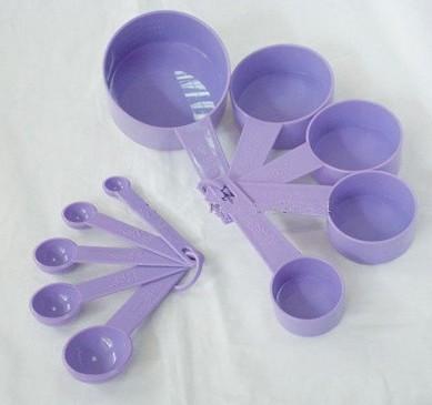 China Durable 5 pieces of plastic purple measuring cup 5ml, 4ml, 3ml, 2ml, 1ml mold supplier Shanghai RFQ for sale