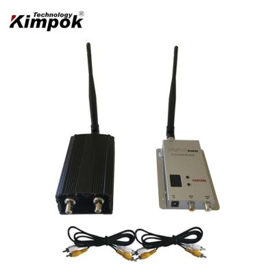 China 3-5km Wireless Visual FM Transmitter 1.2Ghz 5000mW Long Range AV Analog Transmitter KP-A5 for sale