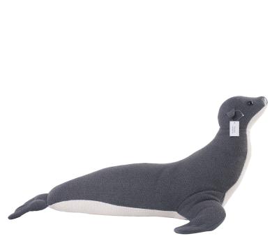 China Exclusive Sea Lion Pouf Toy Wholesaler Decoration Kids Stuffed Toy Baby Funny Animal Big Size Toys Patent Design for sale