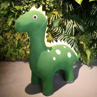 China Wholesale Living Room Furniture Exclusive Patent Design Good Quality And Comfortable Ride On Wooden Animal Shape Dinosaur Stool Toy for sale