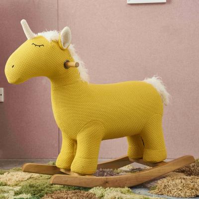 China Ride On Toy Factory Wholesale Luxury Modern Home Baby Kids Toy Rocking Unicorn Seat Animal Stool Stool for sale