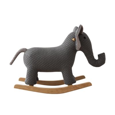 China Ride On Toy Best Seller With Good Price Wooden Frame Elephant Ride On Kids Rocking Animal Toy For Baby for sale