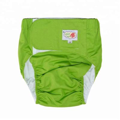 China Printed Waterproof And Reusable Adult Cloth Diaper Pants Suede Cloth Liner for sale