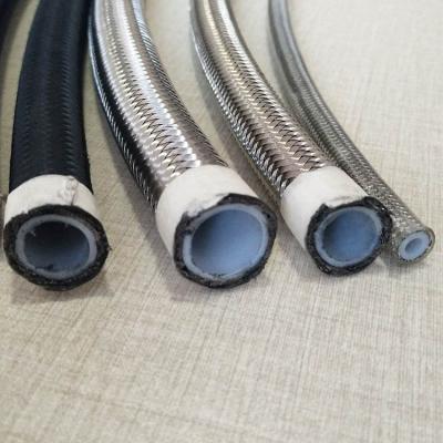 China Vehicle Oil Cooler System AN4-AN6-AN8 - AN10-AN12-AN16-AN20 Nylon PTFE Braided Stainless Steel Oil Cooler Hose for sale