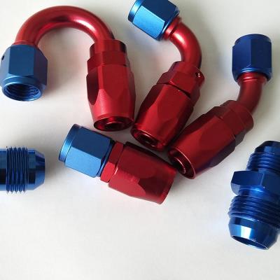 China Parts AN4/AN6/AN8/AN10/AN12/AN16 0degree auto packing directly fittings for oil cooler pipe for sale