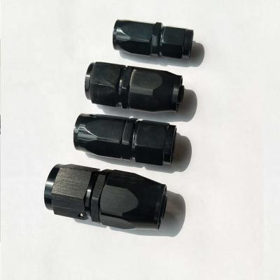 China Auto Racing Parts AN4/AN6/AN8/AN10/AN12/AN16 Aluminum One Thread Oil Hose End Adapter Fuel Clamp Fitting for sale