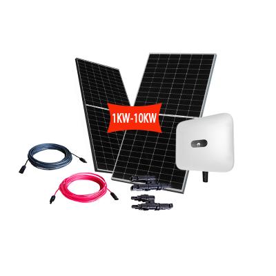 China Huawei Comercial PV DC Sun Home House On Grid Solar System 3kw 5kw 8kw 10kw Fast Delivery for sale