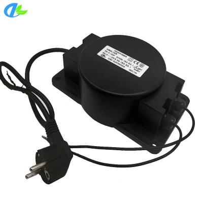 China Waterproof 240v 12v Ignition to Transformer 100va IP67 Transformer for Swimming Pool Filter System for sale