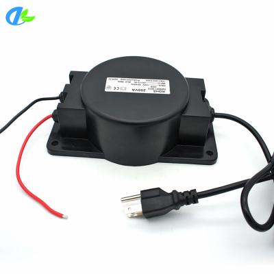 China Yes Type Pool Lighting 300VA Pool Light Safety Transformer Waterproof Low Voltage 110V 12V USA Transformer for sale