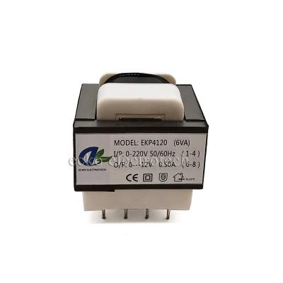 China Power E-I 4120 220V 12V 6va PCB Mount Transformer for sale