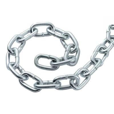 China Excellent Performance Chain High Quality Electro Galvanized Medium Link Chain for sale