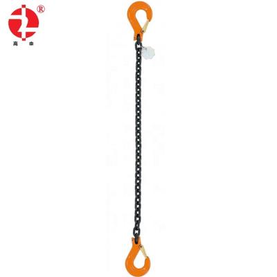 China Excellent Performance Chain High Strength Customized G80 Grade 8 Lifting Chain Sling for sale