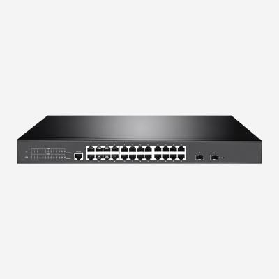 China VLAN, ACL, IGMP Snooping Layer 2+ Switch Gigabit 24 Port Ethernet Fully Managed Switch With 2SFP for sale