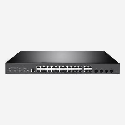 Chine commutateur maniable de PoE du gigabit 32G Fanless avec RSTP MSTP enjambant - arbre à vendre