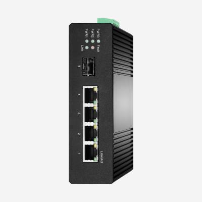 China interruptor industrial portuario del interruptor 2K MAC 4 de Ethernet de 12-57V DC 100 Mbps en venta