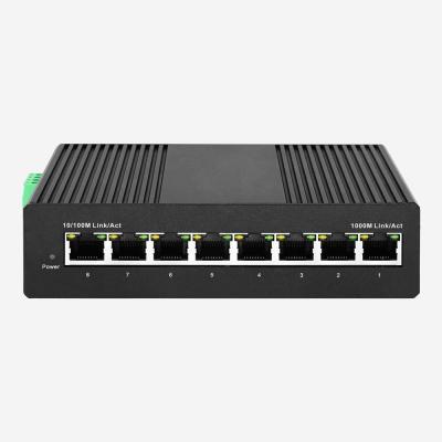 Chine commutateur industriel intelligent facile de PoE du gigabit 20Gbps avec 8 ports de PoE RJ45 à vendre