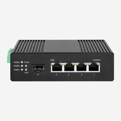 中国 EMCの産業イーサネット スイッチPoe 4左舷PoeスイッチVLAN SNMP 販売のため