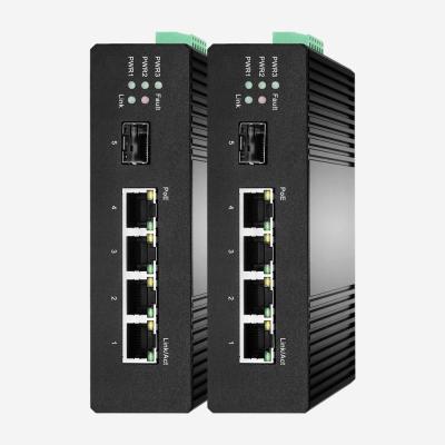 China Schakelaar van de Schakelaar de Industriële Ethernet PoE van IEEE802.3 Af/At 100mbps PoE Te koop